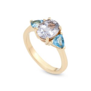 Golden Tide Sapphire Ring