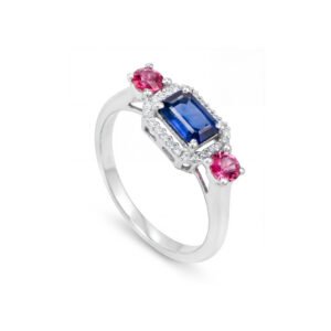 Twilight Horizon Sapphire Ring