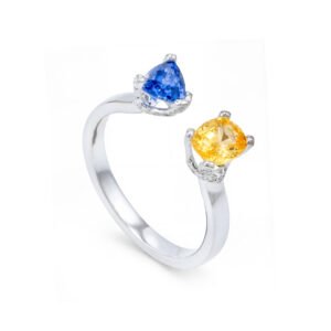 Celestial Duo Sapphire Ring