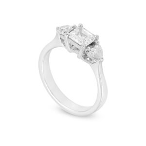 Gold and Diamond Solitaire Ring