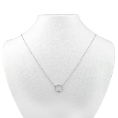 18k white gold