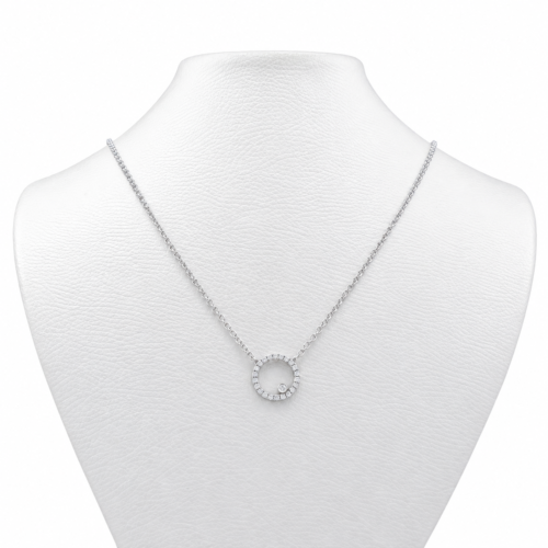 18k white gold