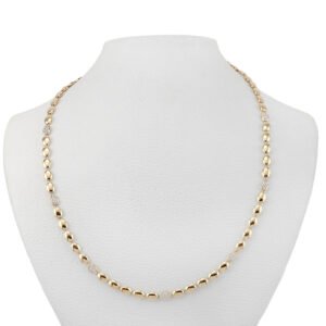 18k yellow gold diamond necklace