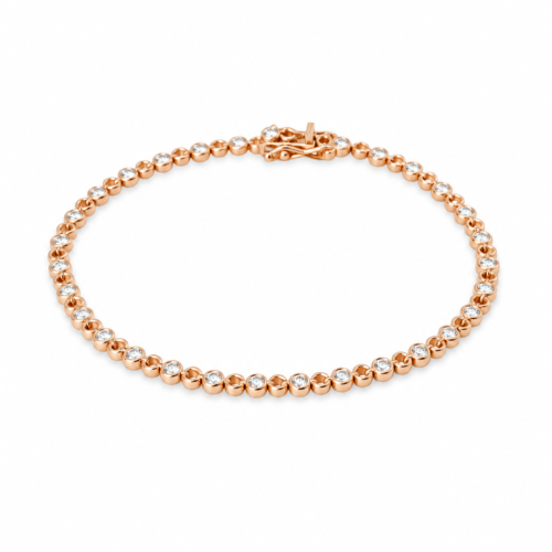 rose gold diamond bracelet